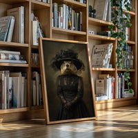 Elegant Rodent in Victorian Attire
