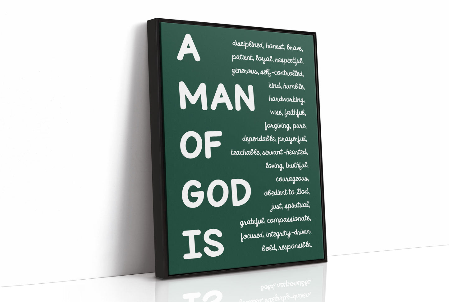 A Man of God Is (Forest Green)