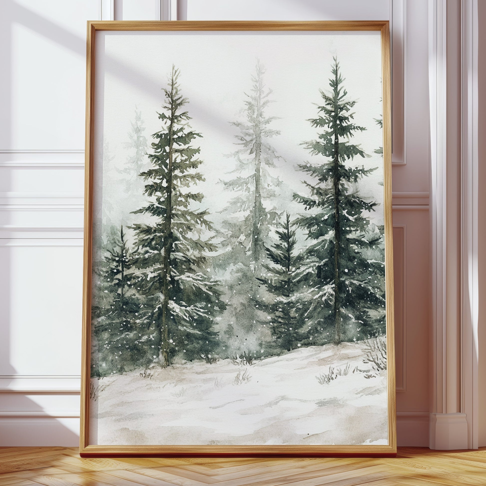 The Forest Breathes in White