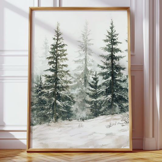 The Forest Breathes in White
