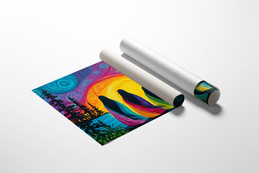 Sacred Waters Meet Northern Lights