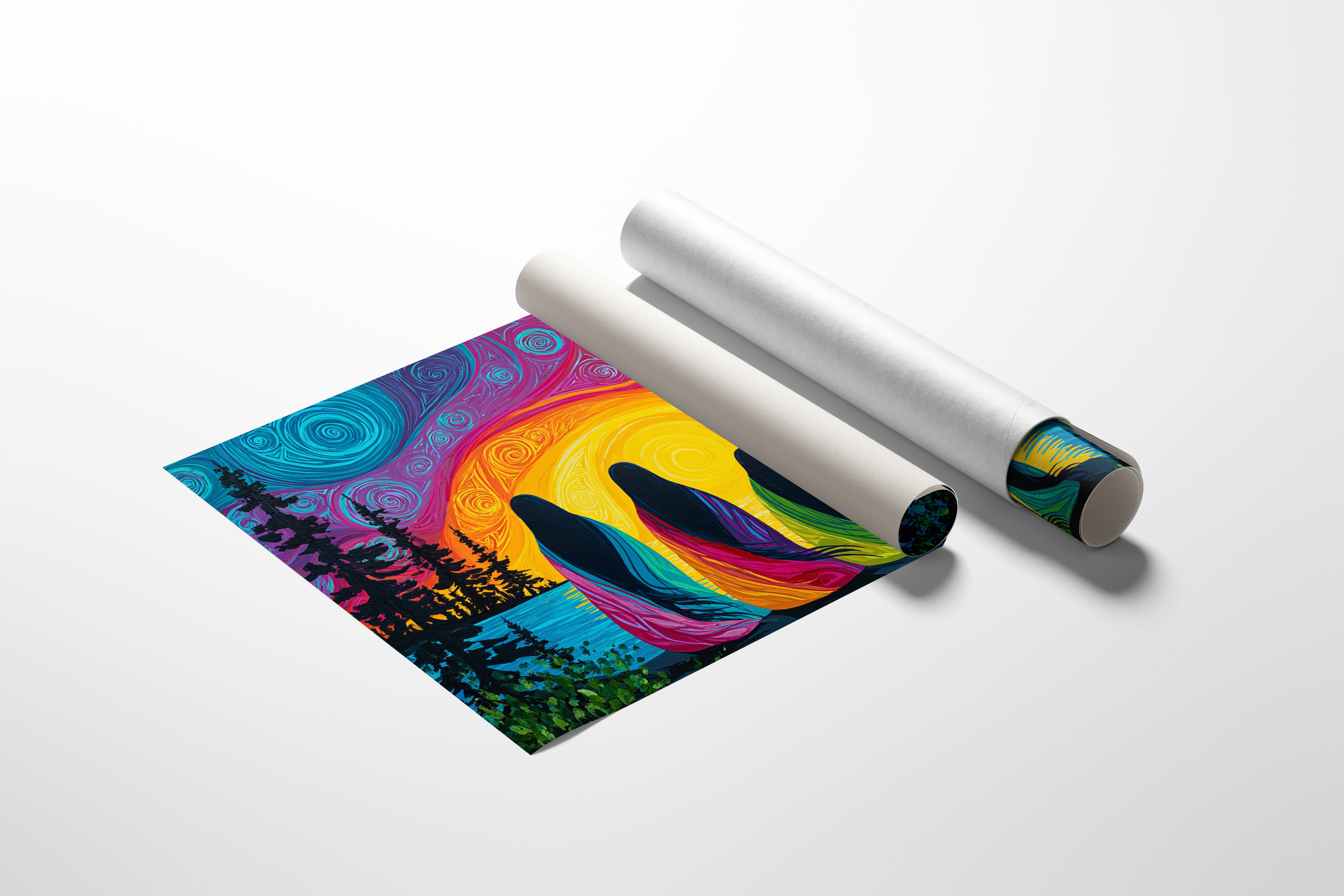 Sacred Waters Meet Northern Lights