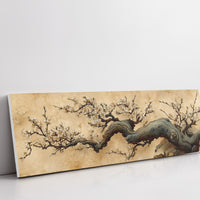 Blossoms Along the Weathered Limb