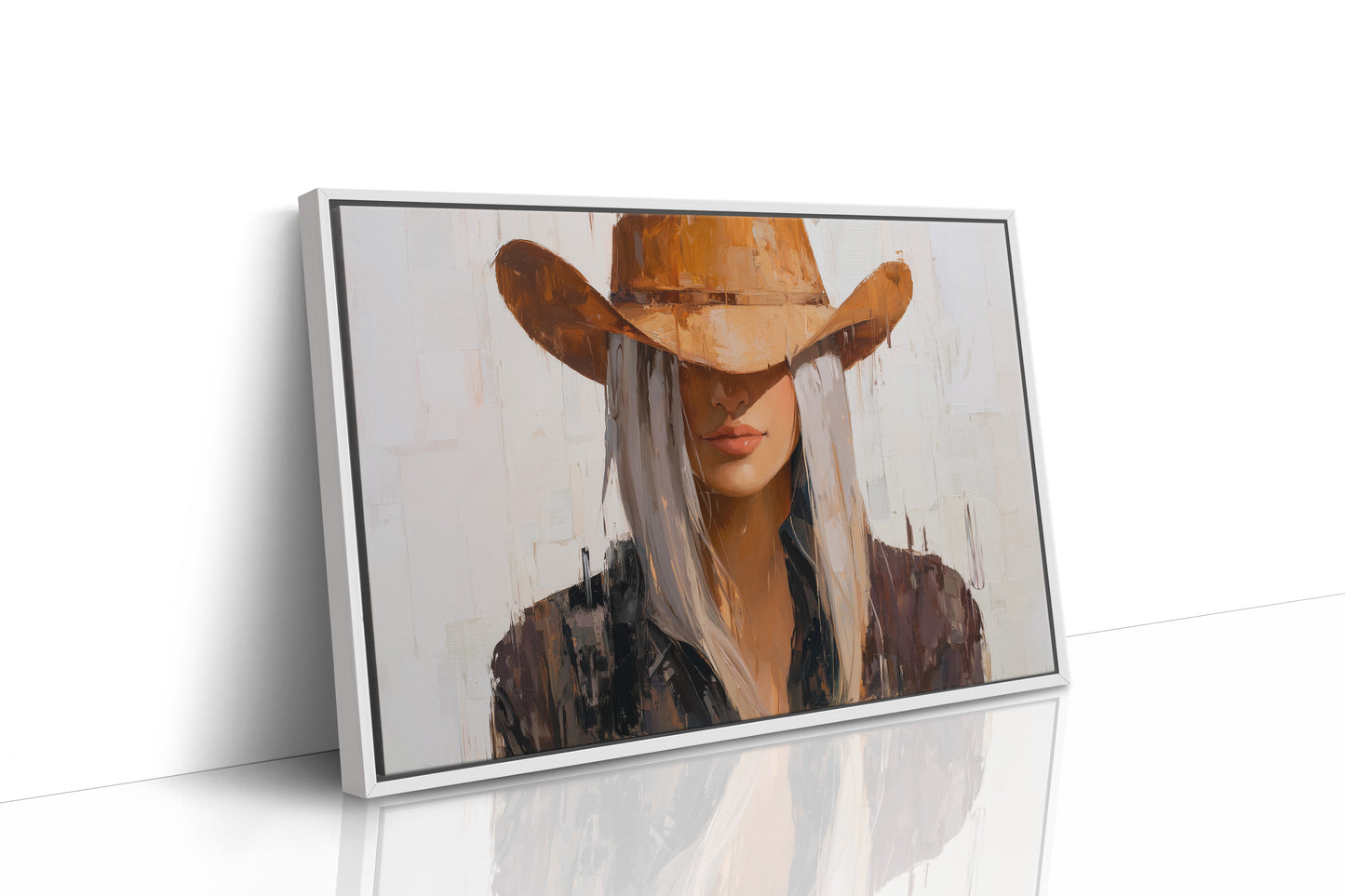 Western Shadows Cast in Palette Knife