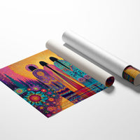 Sacred Garden Sings Through Stained Glass