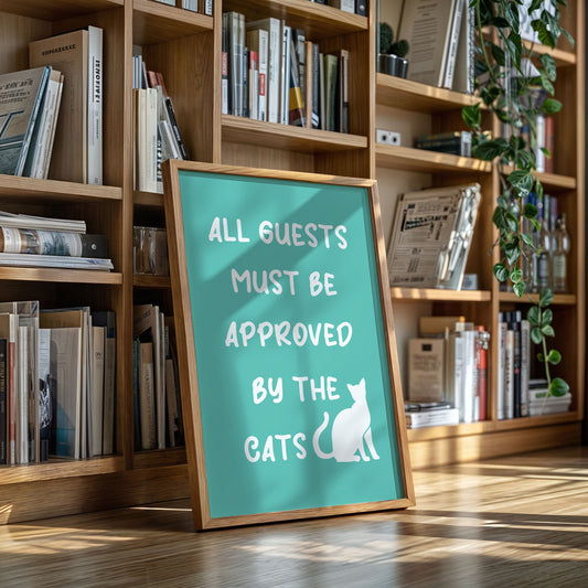 Entrance Requires Feline Approval
