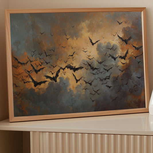 Flight Beneath Fiery Skies