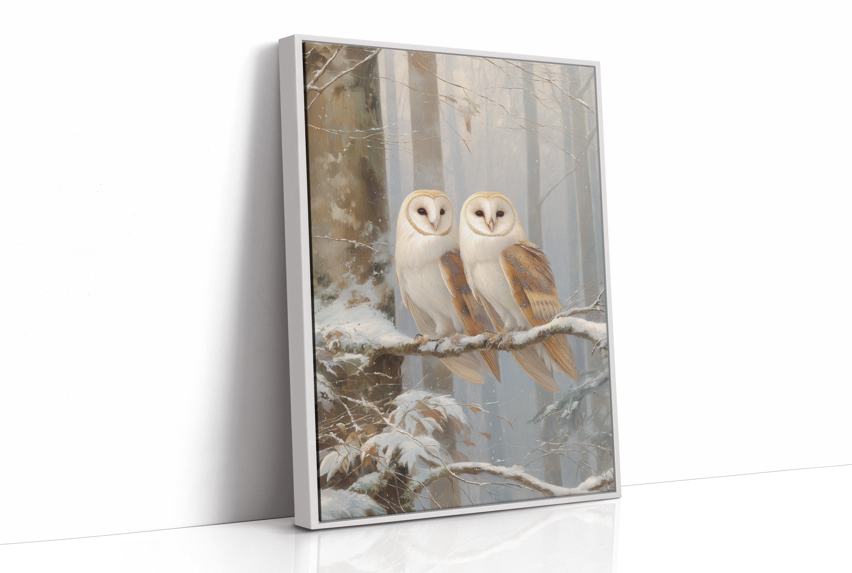 Sentinels Of Winter's Quiet Forest