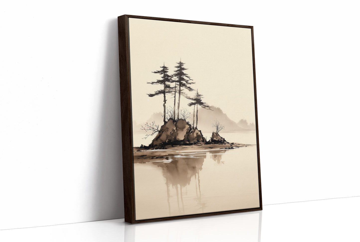 Stillness Between the Pines