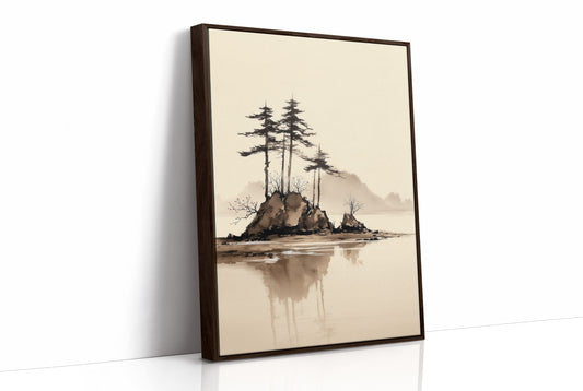 Stillness Between the Pines