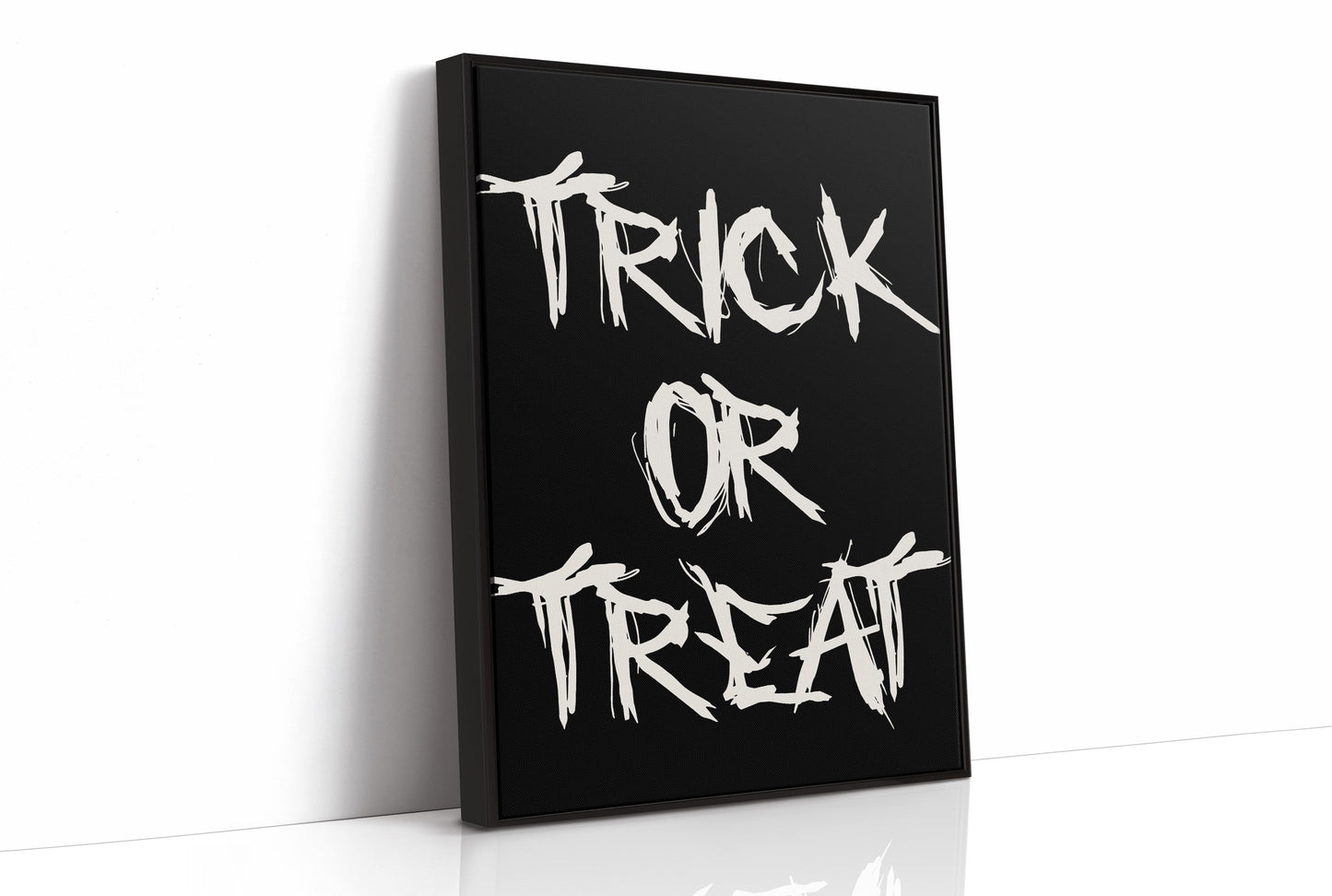 Stark Words Against Midnight Canvas