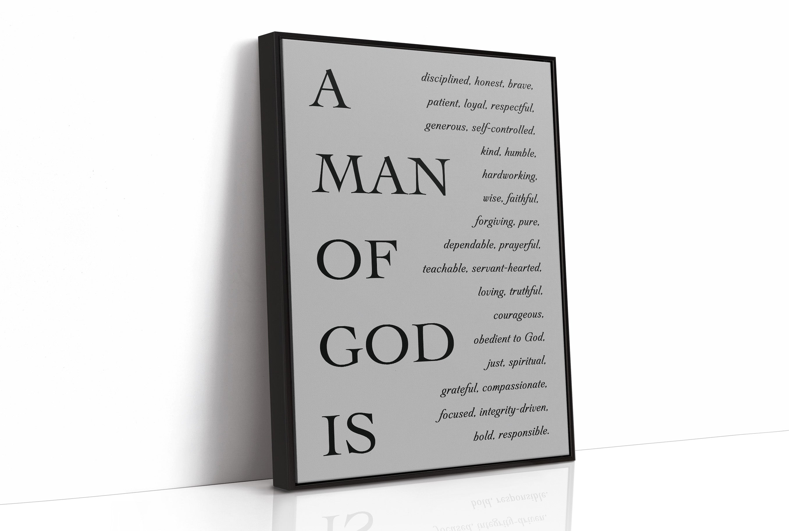 A Man of God Is (Classic Serif)