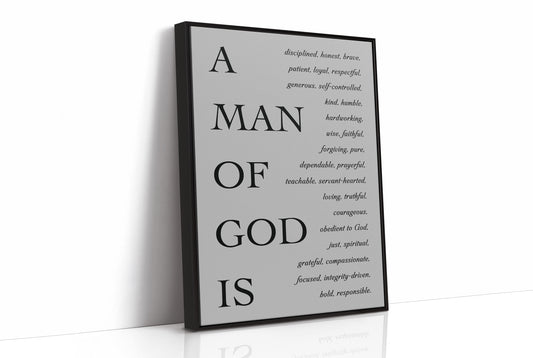 A Man of God Is (Classic Serif)