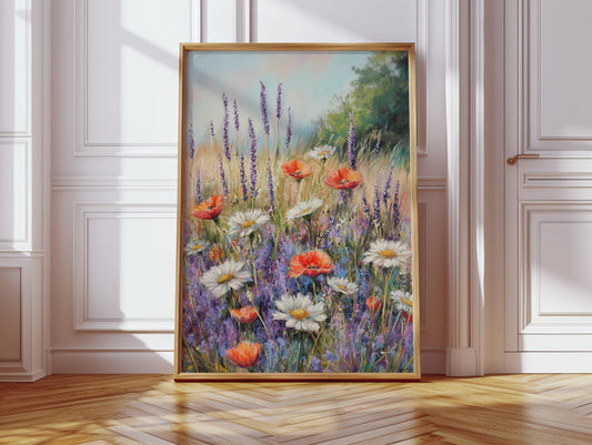 Fields Awash With Colorful Blooms