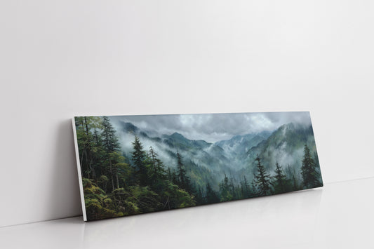 Mist Rising Through Evergreen Valleys
