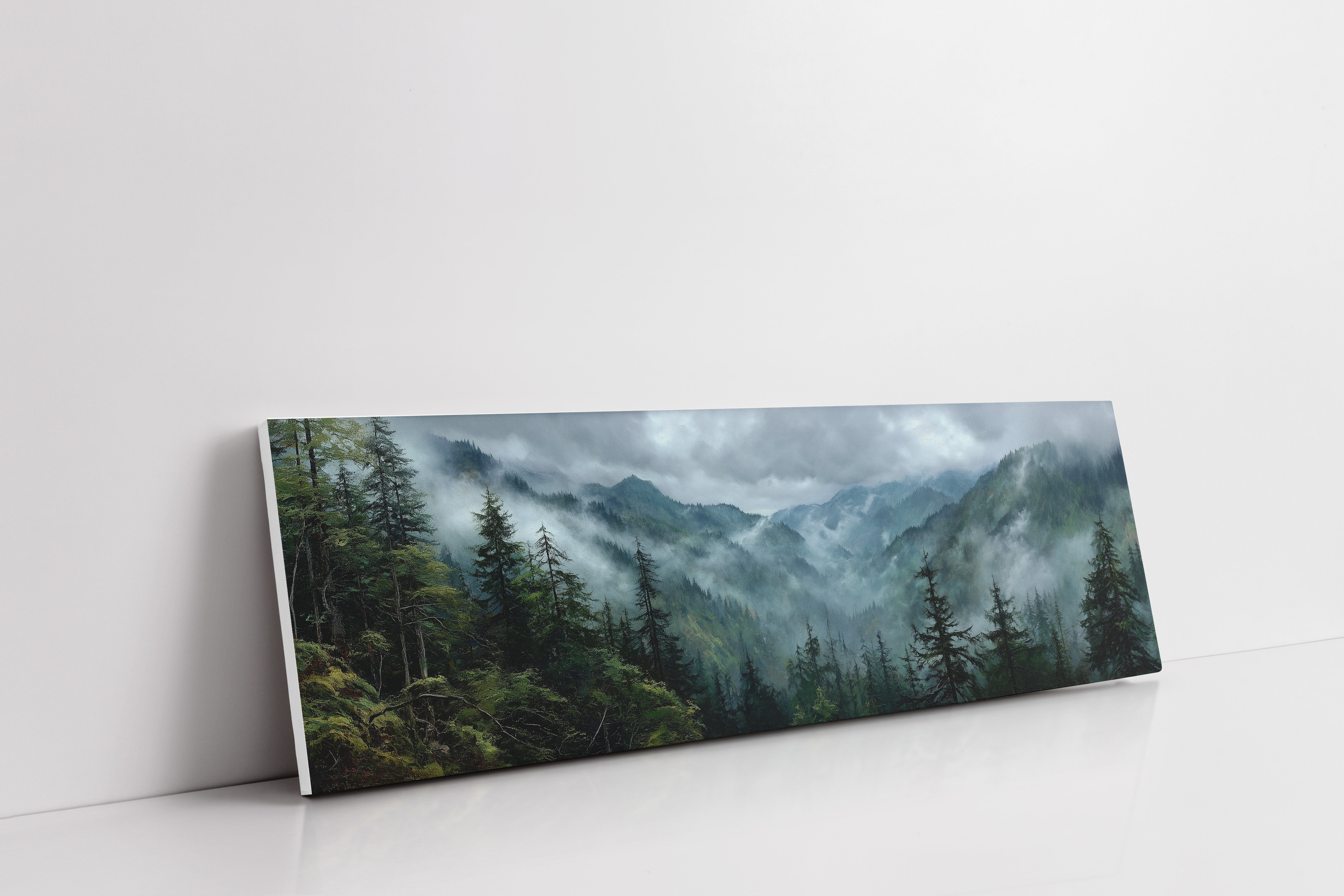 Mist Rising Through Evergreen Valleys