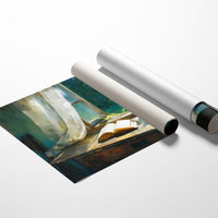 Sunlit Pages Await Summer Breeze