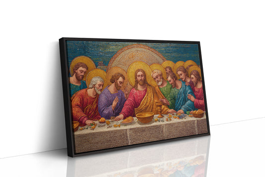 Ancient Mosaic Among Modern Pages