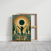 Eclipse in the Desert: Sun Salutation