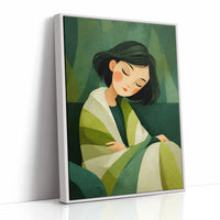 She Rests Inside the Green