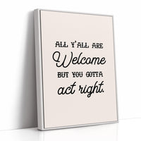 Act Right Yall
