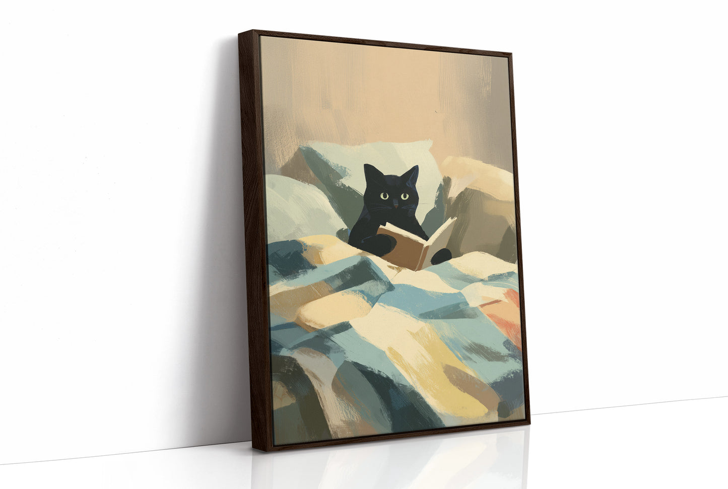 Midnight Scholar in Pastel Comfort