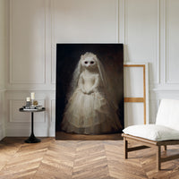 A Feline Bride Awaits the Unseen