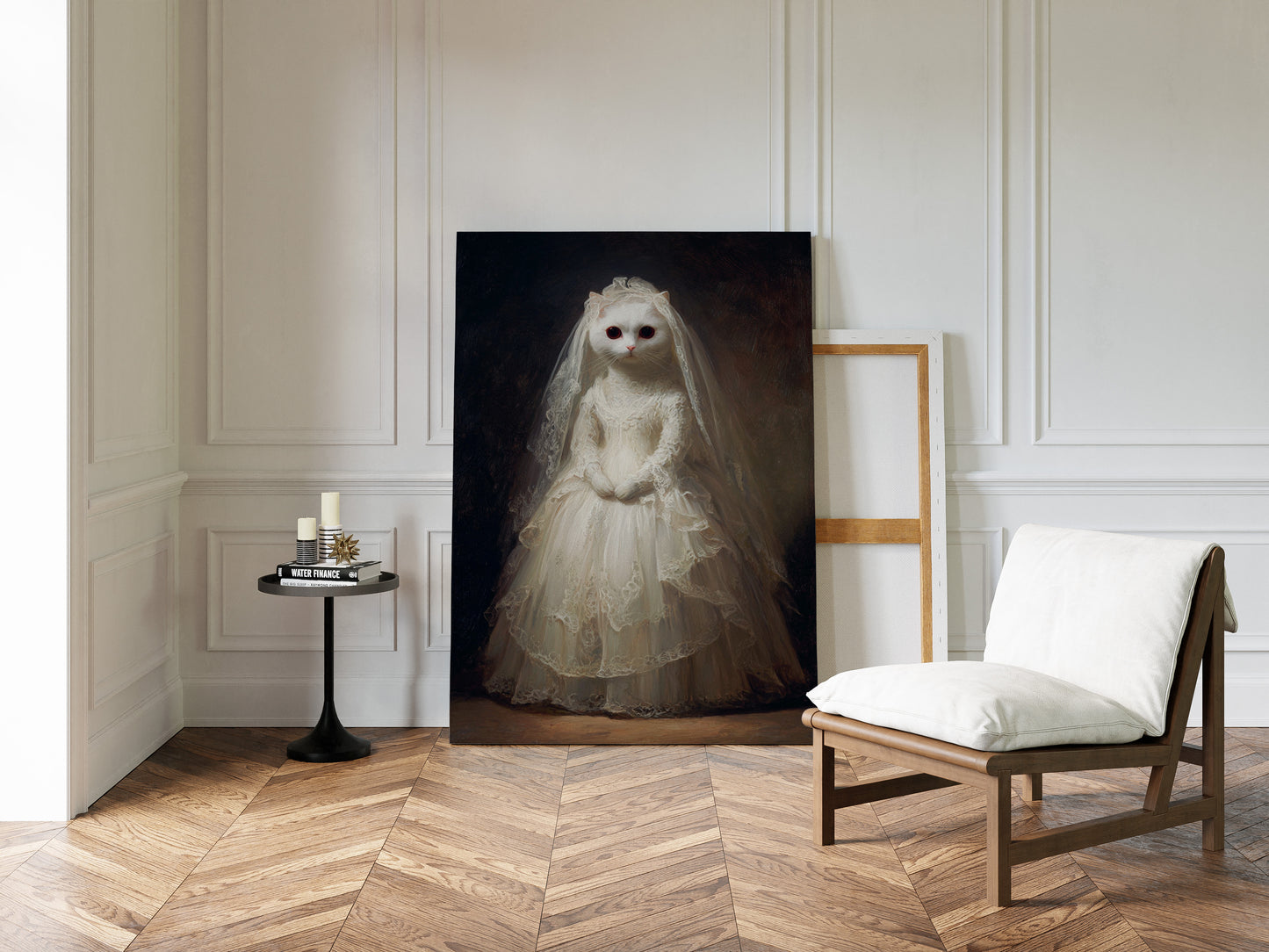 A Feline Bride Awaits the Unseen