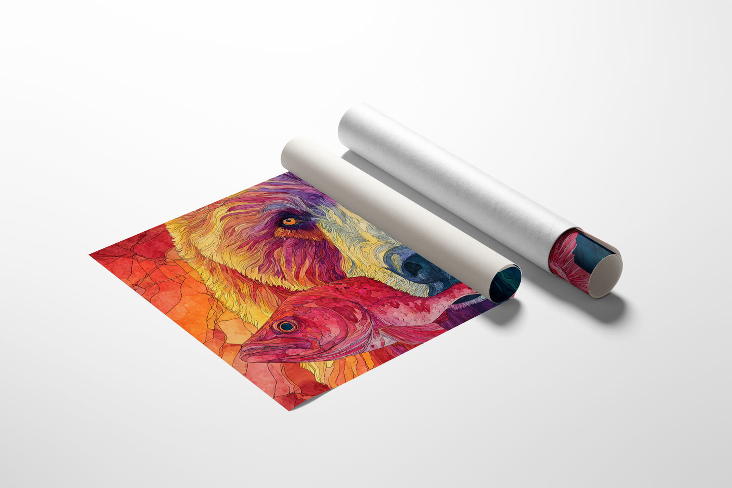 Rainbow Bear Meets Crimson Catch