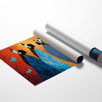 Blue Spirits Dance With Butterflies