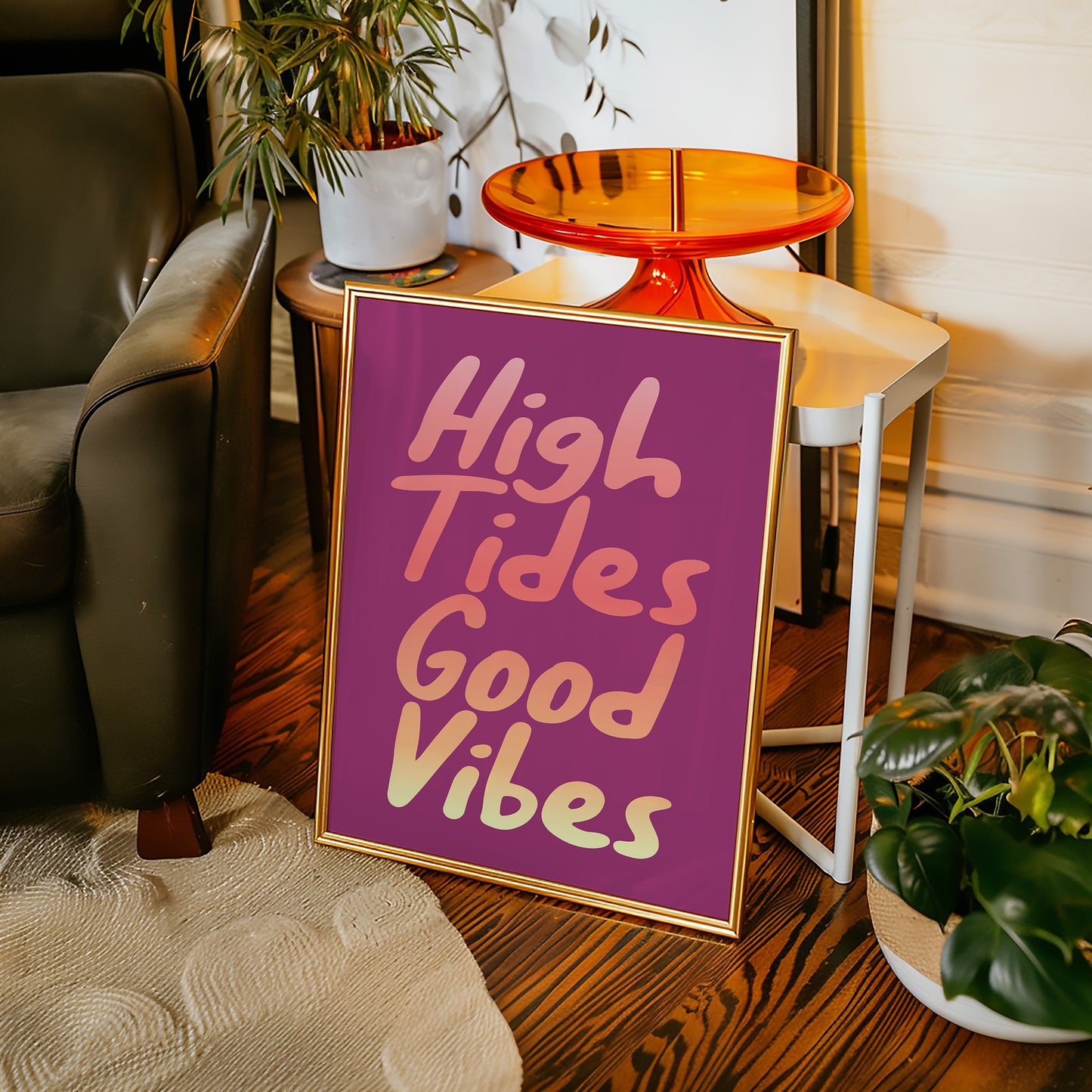 Coral Letters Light The Purple
