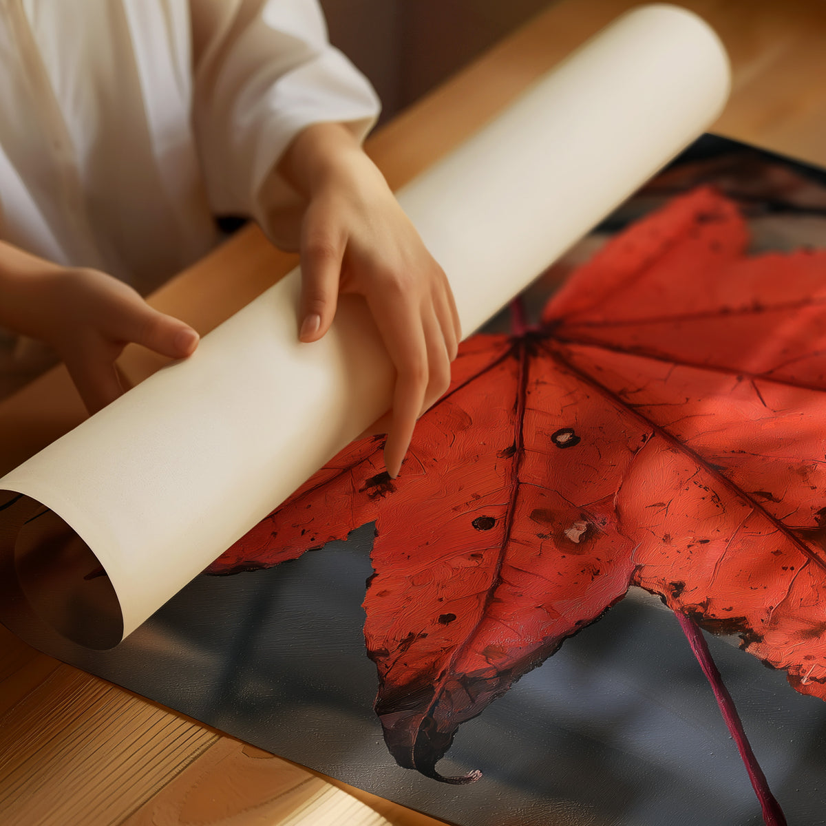 The Last Leaf Holding On