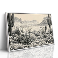 Sonoran Basin in Ink