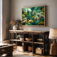 Forest Waves Dance In Emerald Light