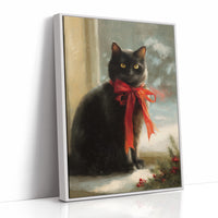 Midnight Wears A Scarlet Bow