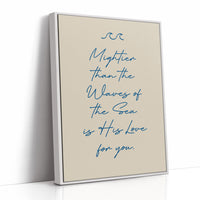 Ocean Promises In Flowing Script