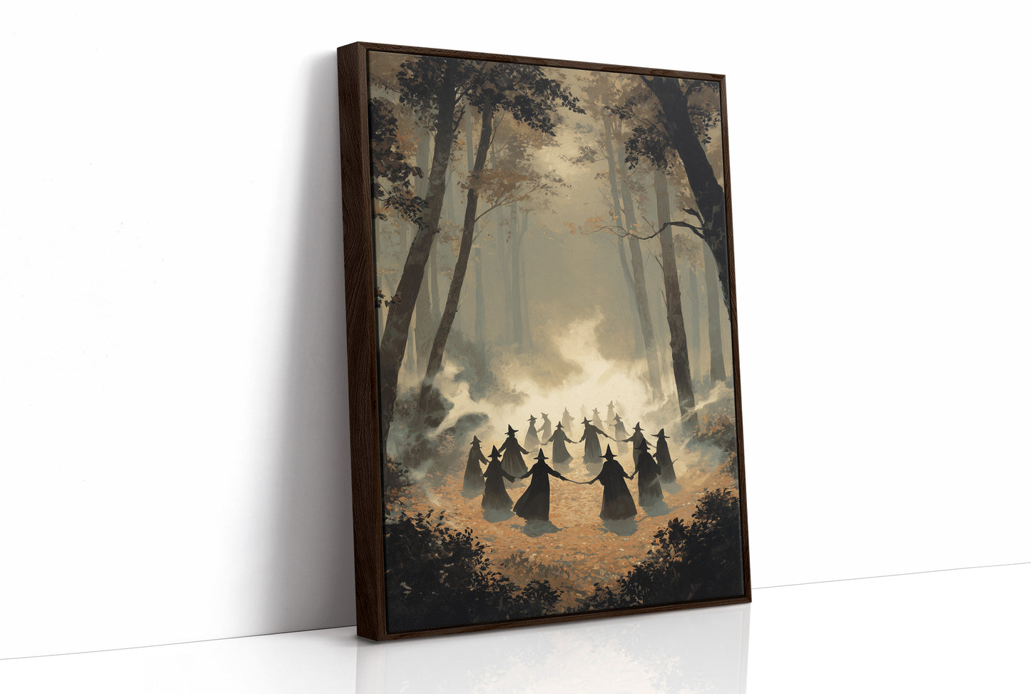 Misty Circle: Ancient Rites in Autumn Woods
