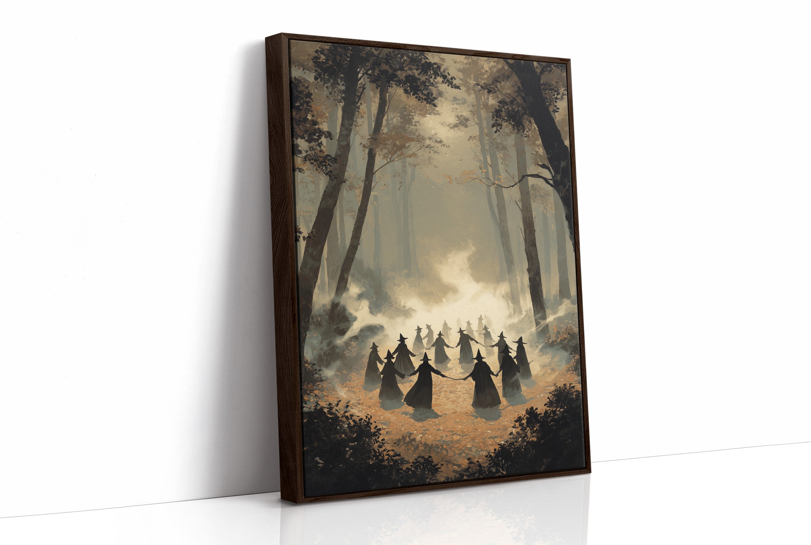 Misty Circle: Ancient Rites in Autumn Woods