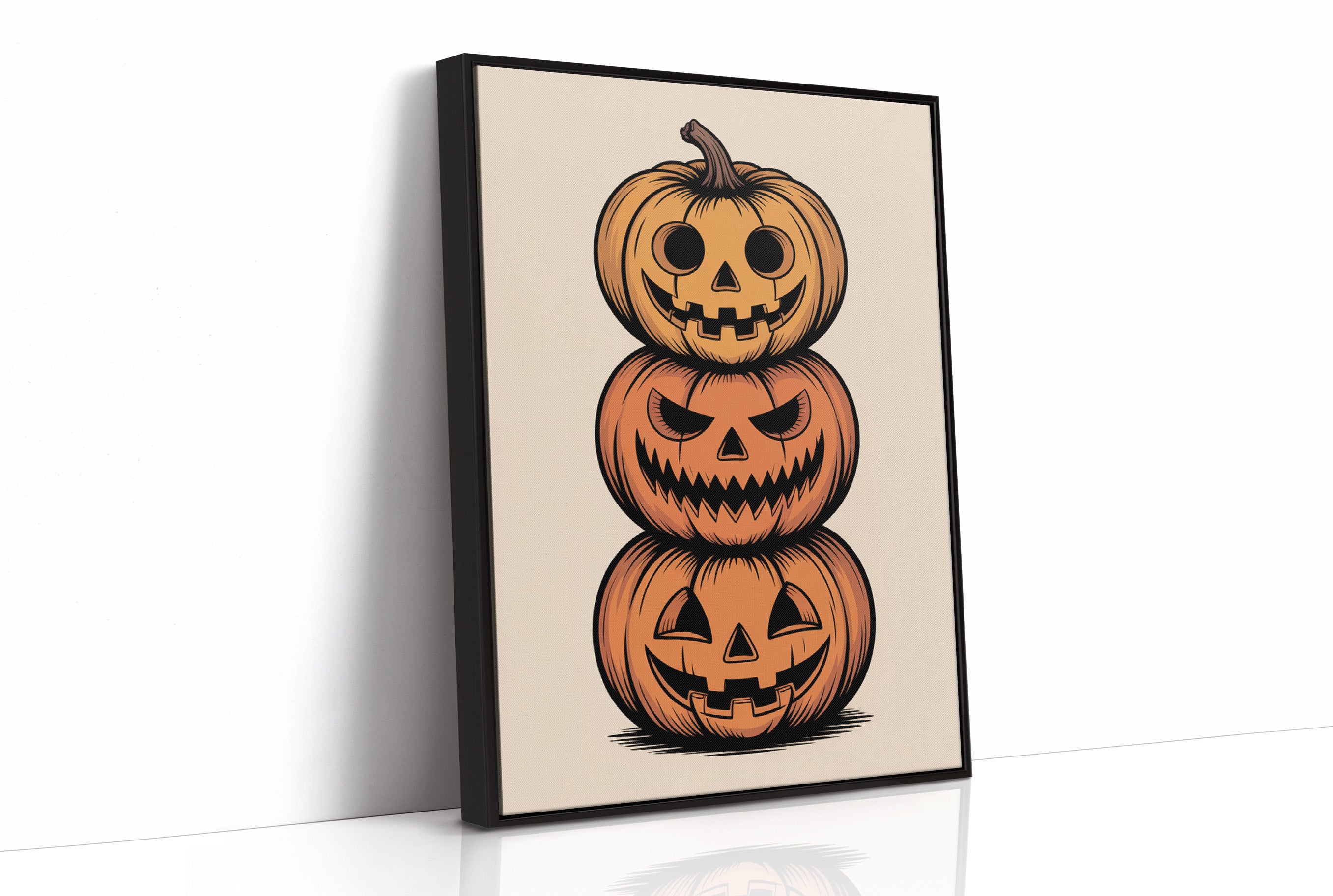 Stacked Gourds Tell October Tales