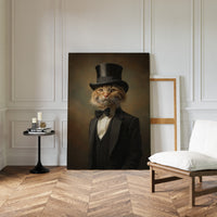 The Dapper Feline Connoisseur