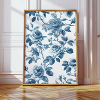 Cerulean Blooms in Quiet Spaces