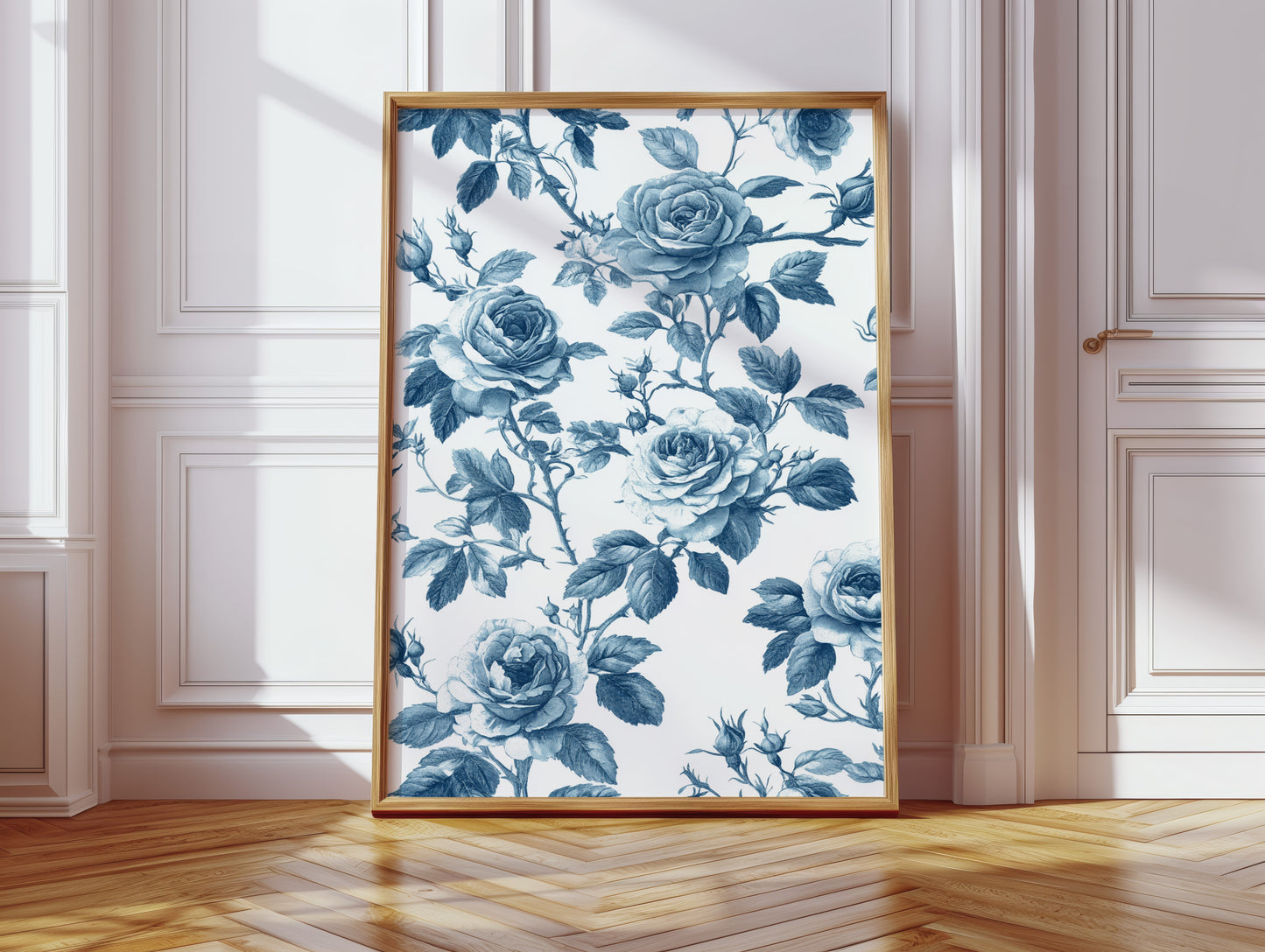 Cerulean Blooms in Quiet Spaces
