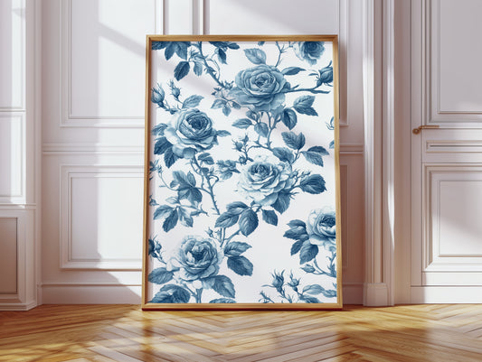 Cerulean Blooms in Quiet Spaces