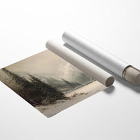 Winter Mist Cradles Mountain Lake