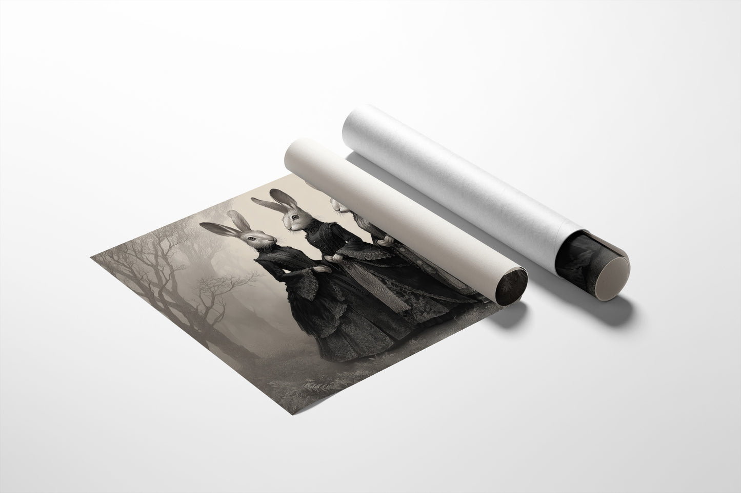 Victorian Hares Tell Forest Tales