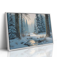 Snow Pines Guard Winter's Stream