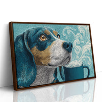 Beagle and the Steaming Mug