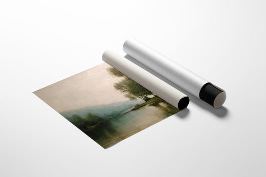 Mist Softens The River's Edge