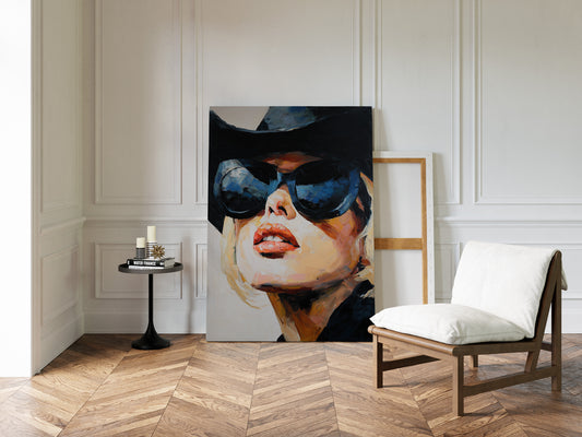 Gaze of Unspoken Elegance