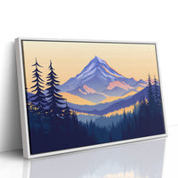 Alpine Gold Bathes Mountain Peaks